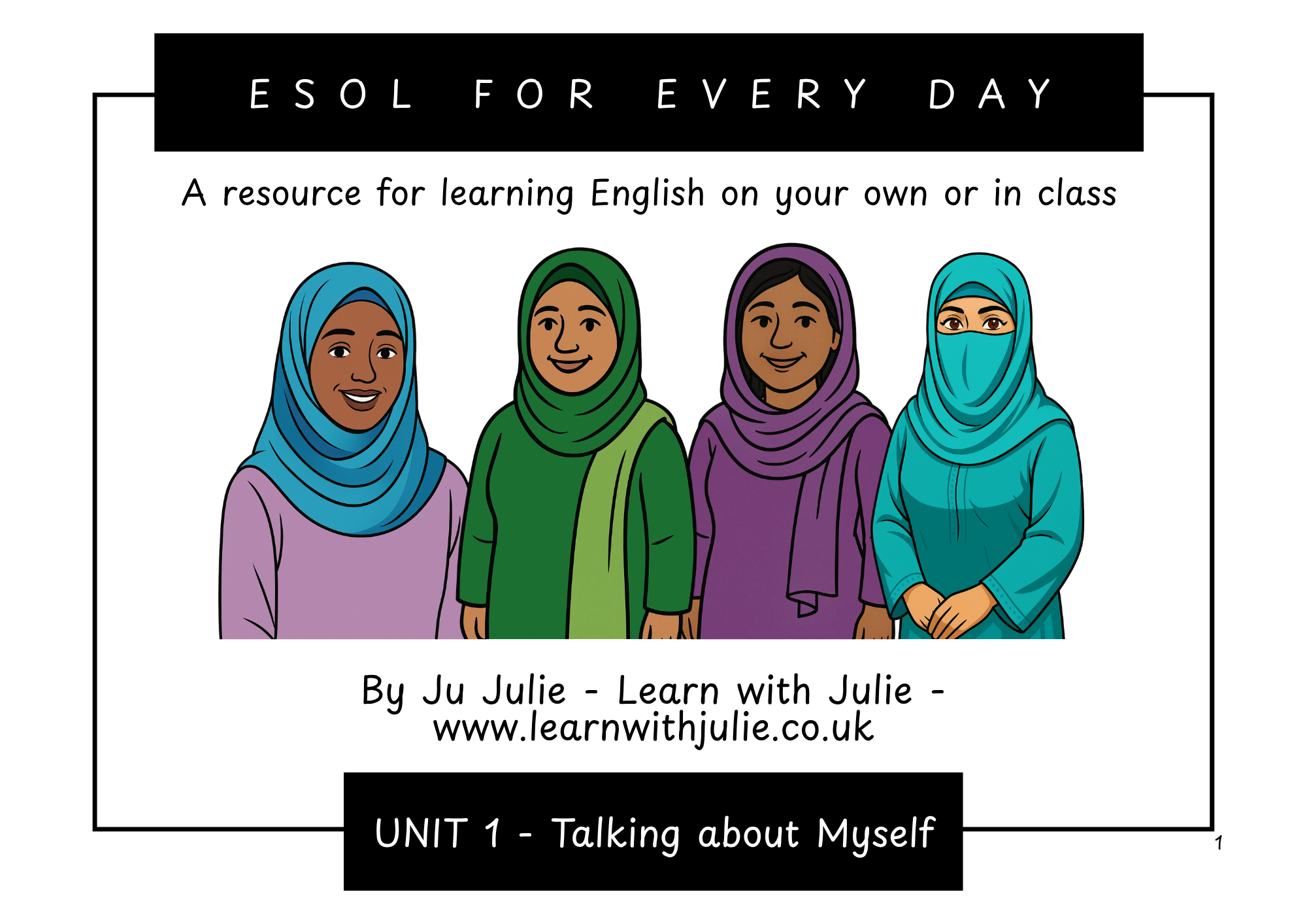 ESOL for Everyday – Talking About Myself (Unit 1)