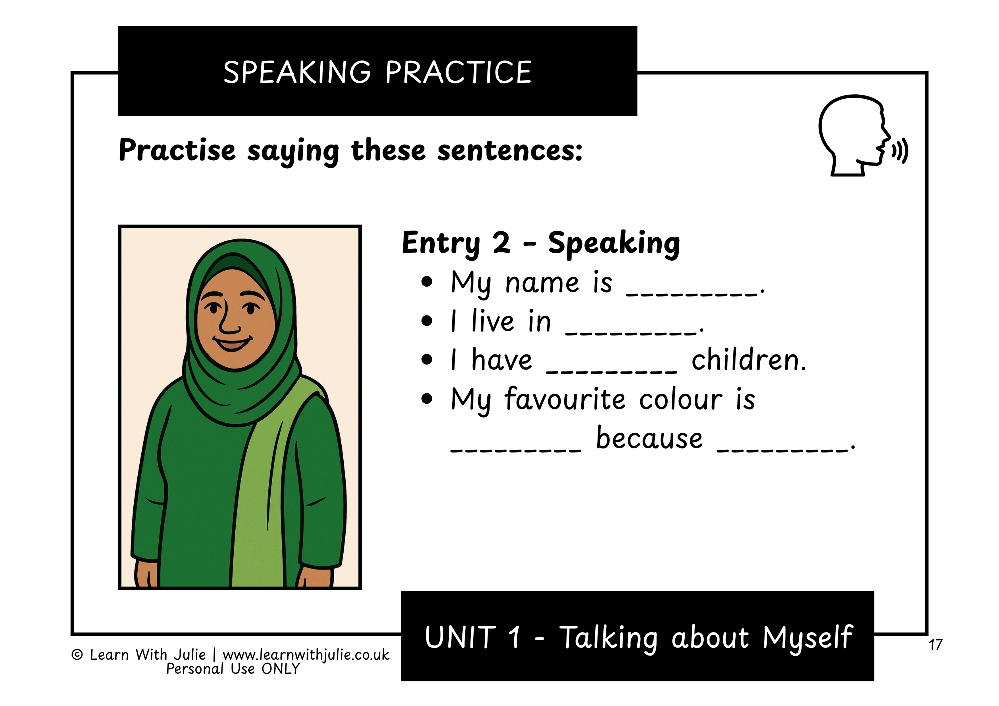 ESOL for Everyday – Talking About Myself (Unit 1) - Image 2