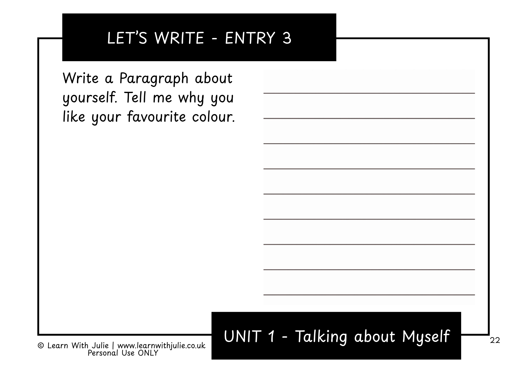 ESOL for Everyday – Talking About Myself (Unit 1) - Image 7